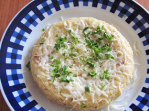 nadýchaná bramborová omeleta